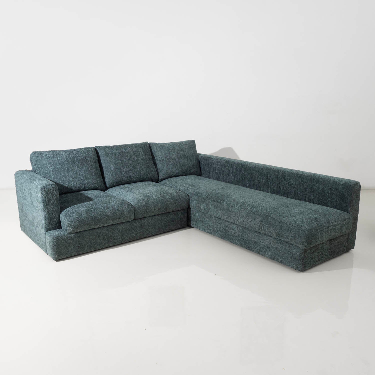 Hylos Sofa L - Green Boucle