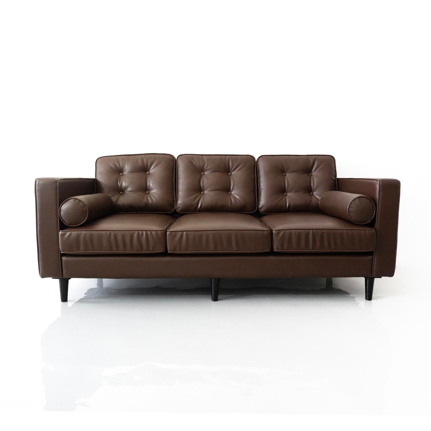 Milky Way Sofa 3 Seater - Coklat Tua