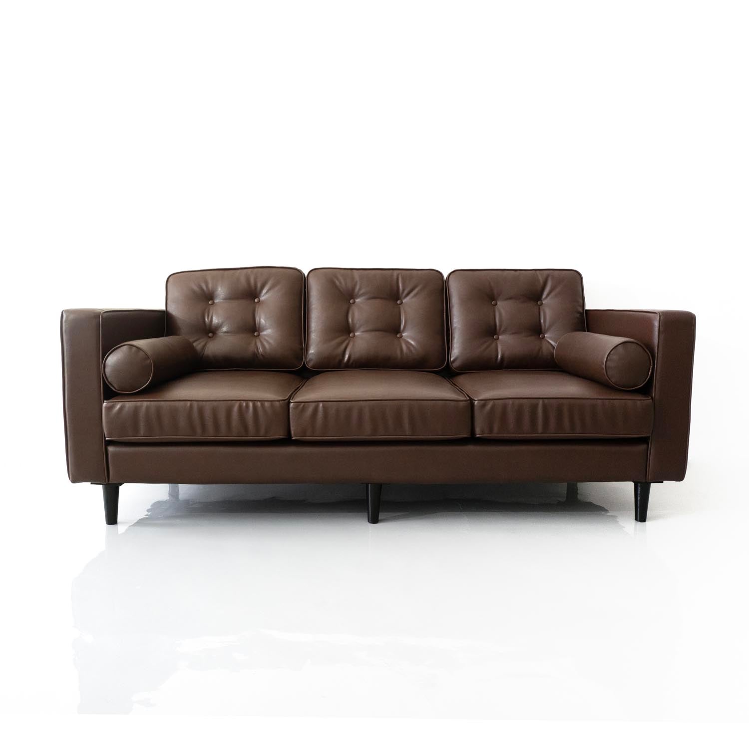 Milky Way Sofa 3 Seater - Coklat Tua