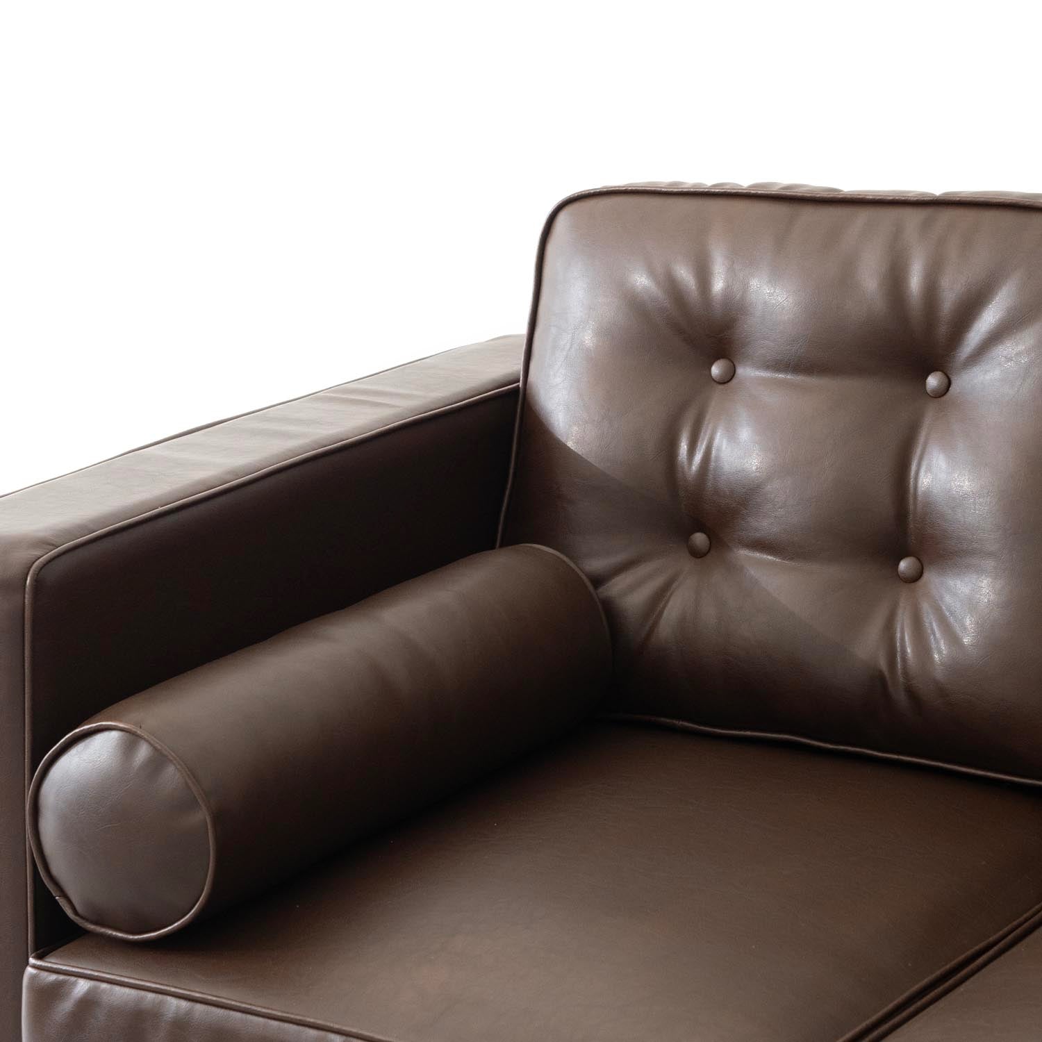 Milky Way Sofa 3 Seater - Coklat Tua