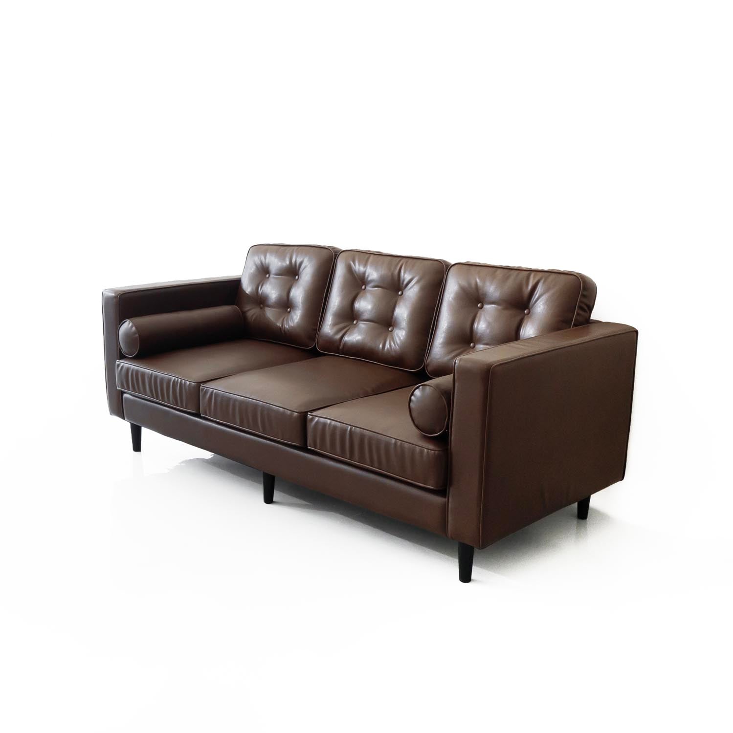 Milky Way Sofa 3 Seater - Coklat Tua