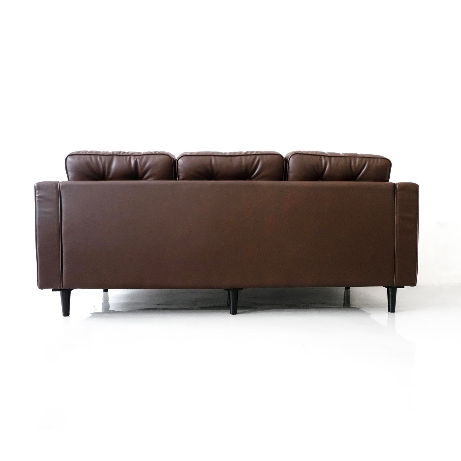 Milky Way Sofa 3 Seater - Coklat Tua