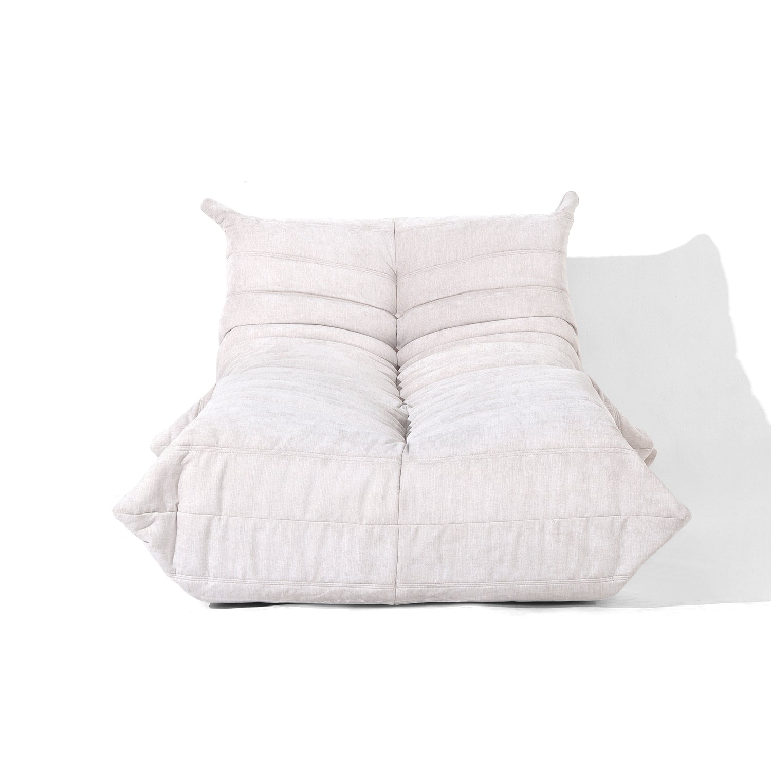 Armchair Togo White + Stool