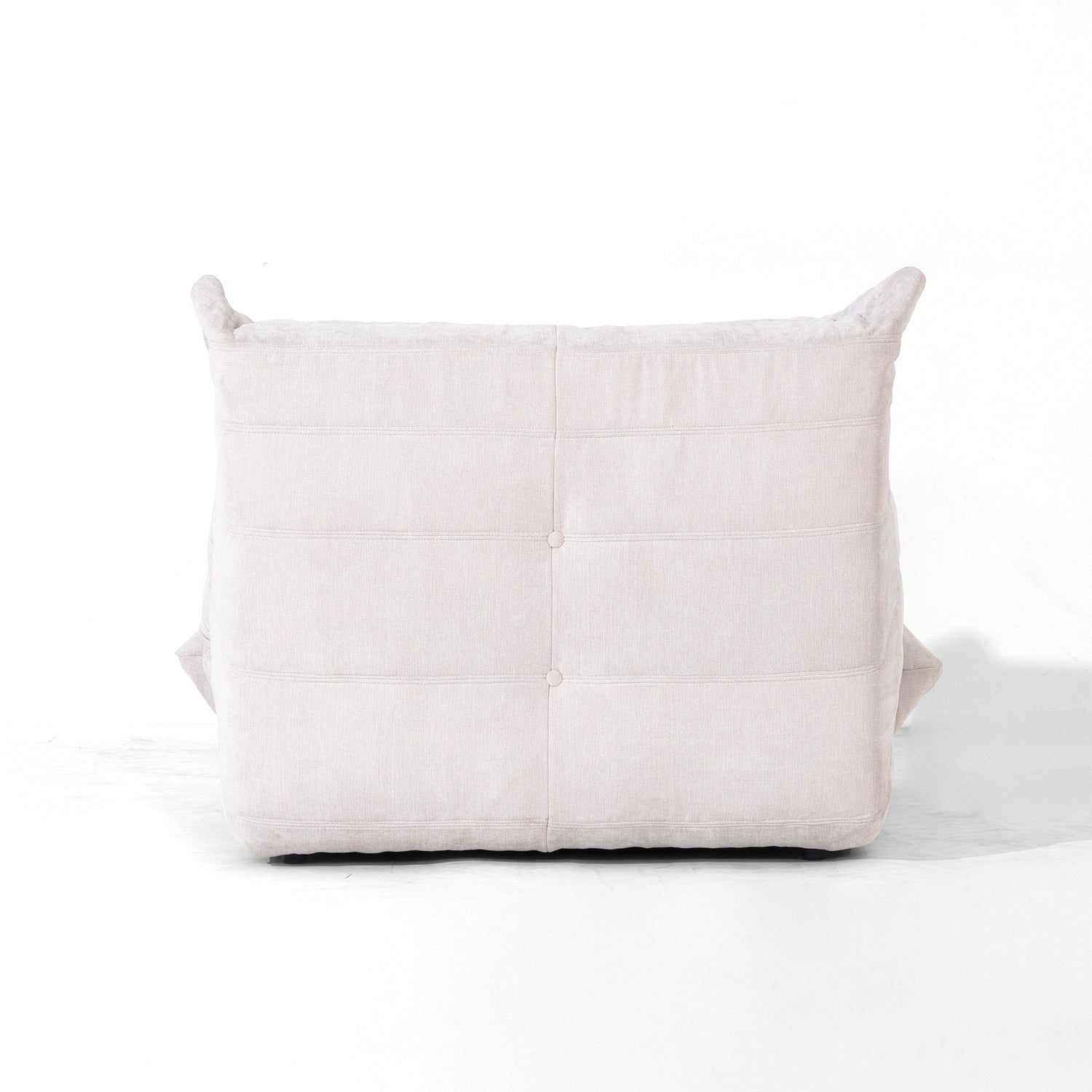 Armchair Togo White + Stool