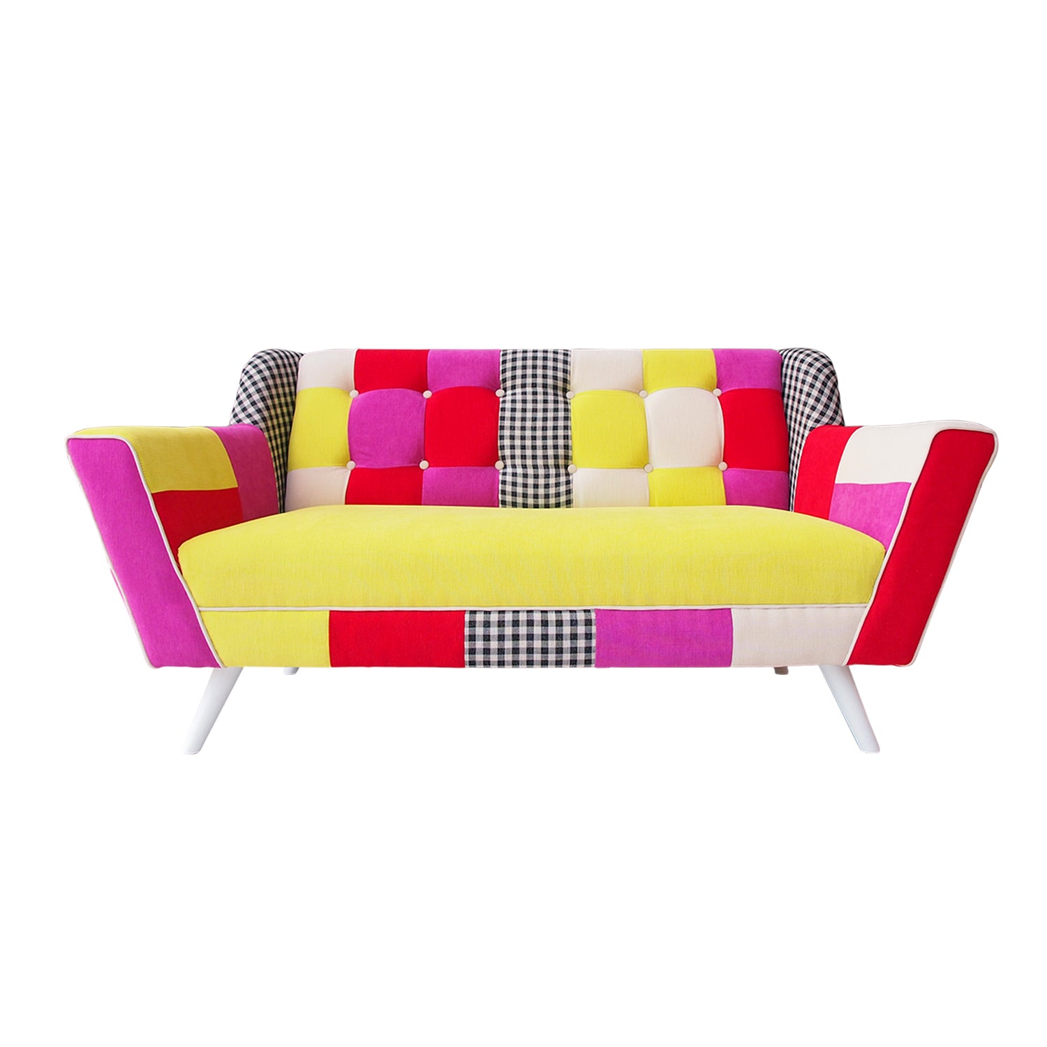Vanya Patchwork Sofa 2 Seater