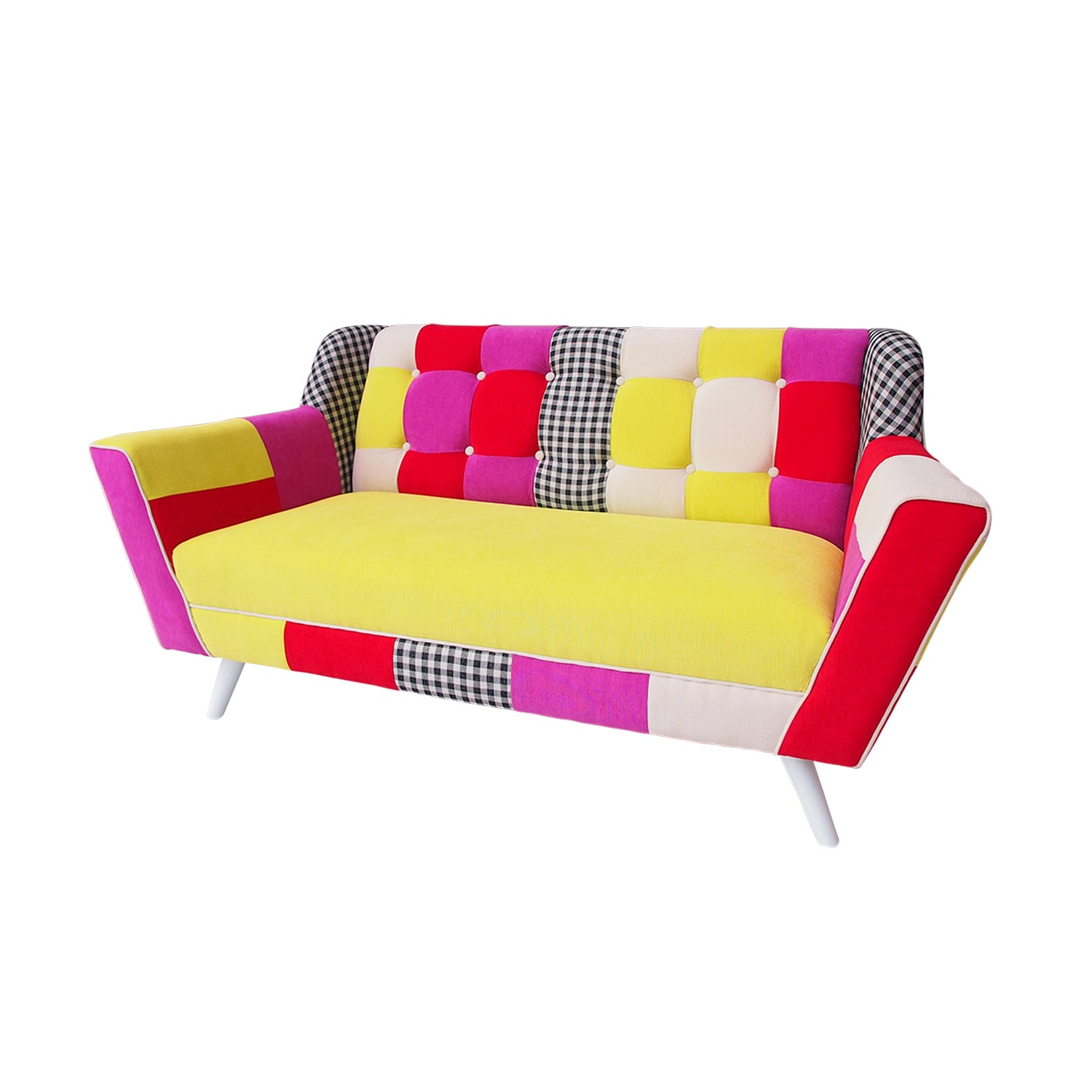 Vanya Patchwork Sofa 2 Seater
