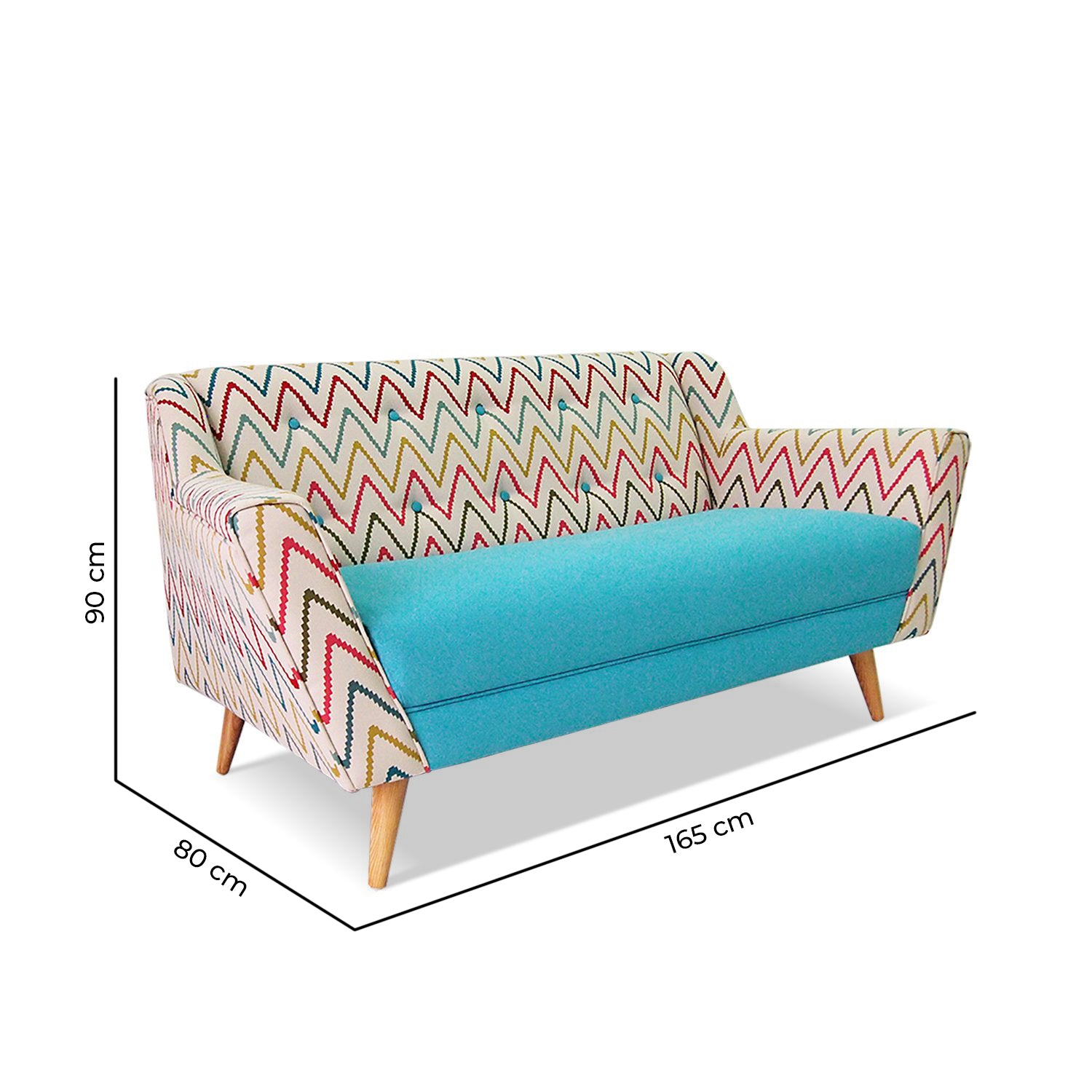 Hester Chevron sofa