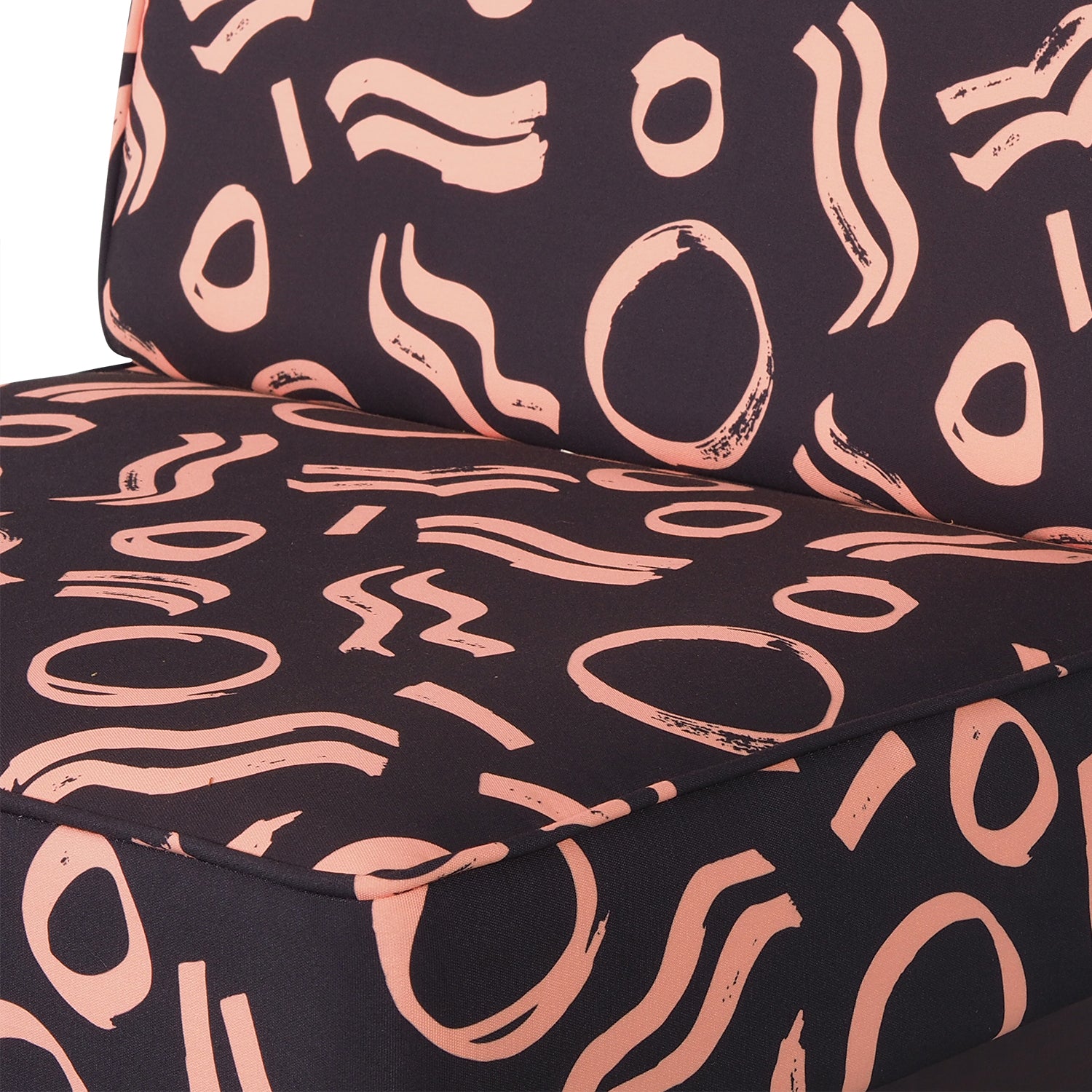 Black Polkadot Armchair