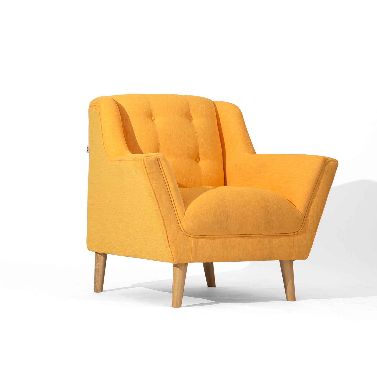 Vanya Yellow Sofa 1 Seater