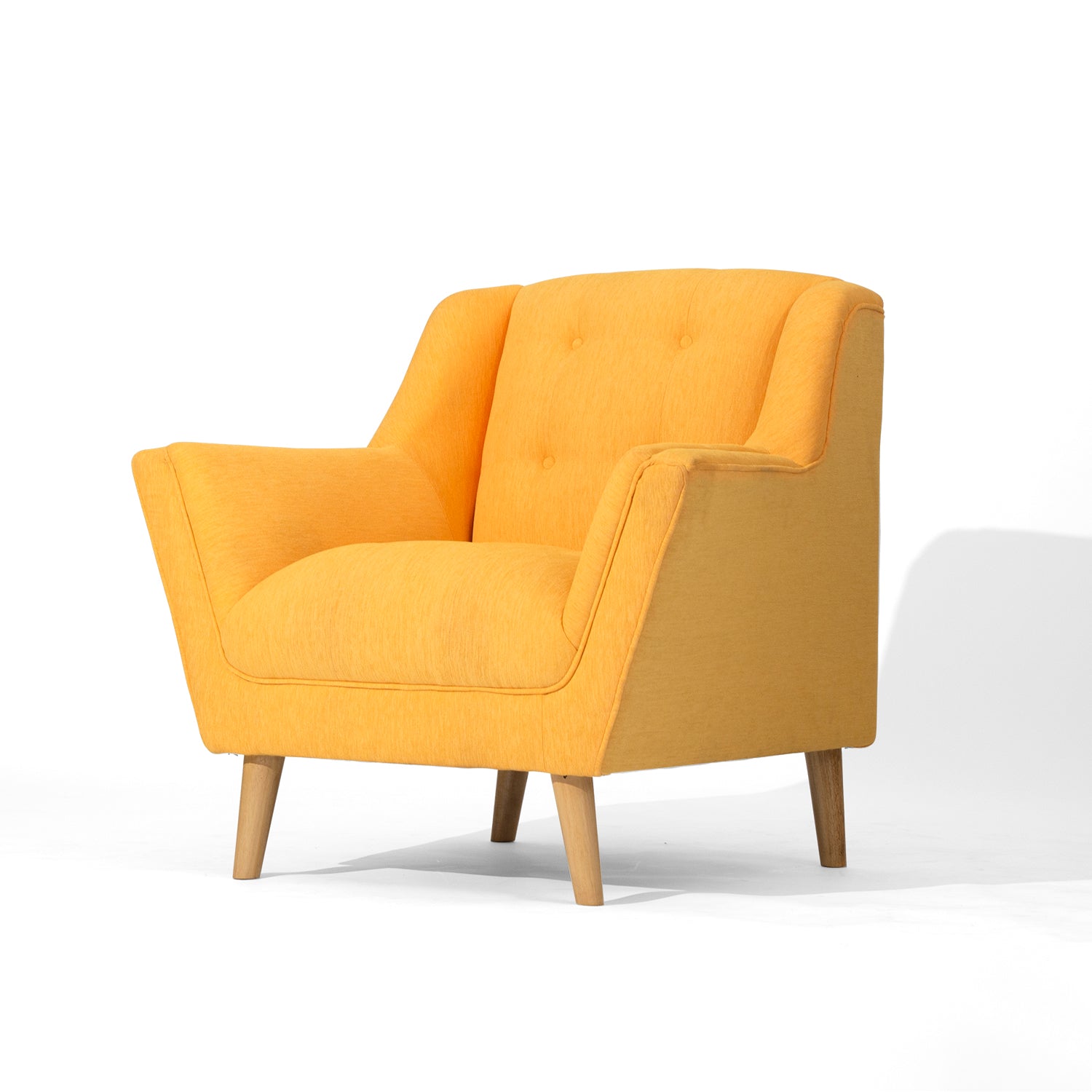 Vanya Yellow Sofa 1 Seater