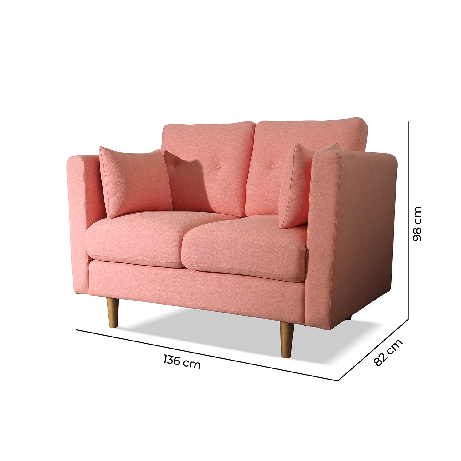 Pinky Elephant Sofa 2 Seater