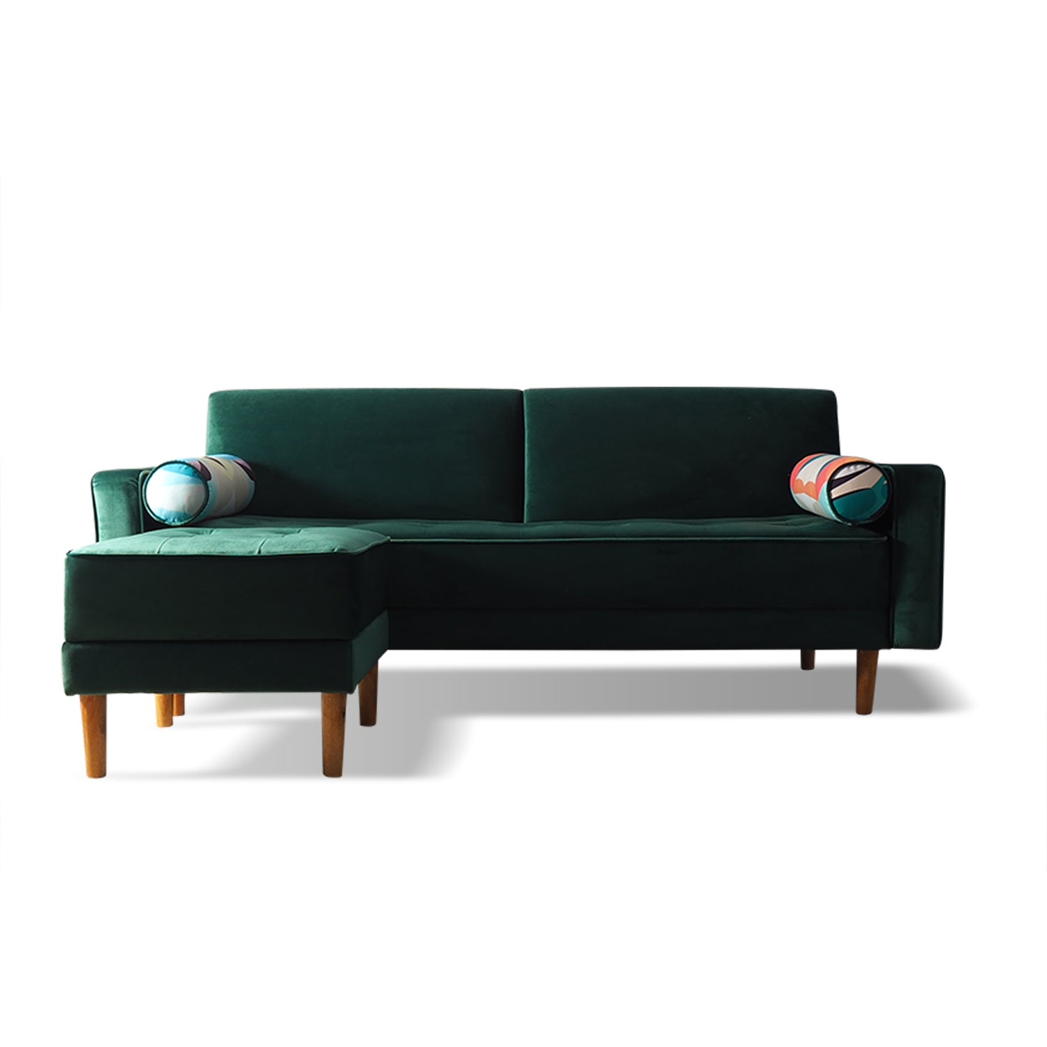 Sofa L Green Amandeus