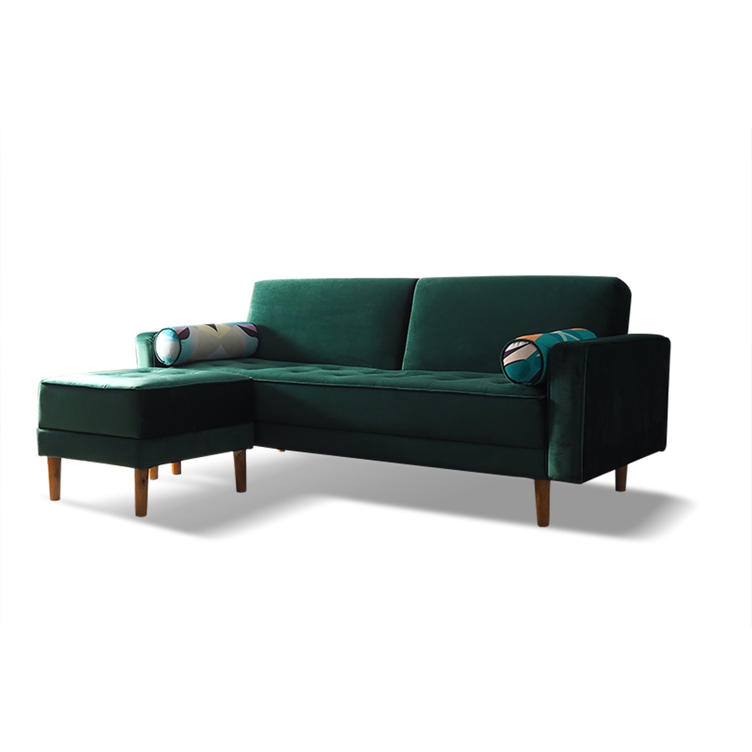 Sofa L Green Amandeus