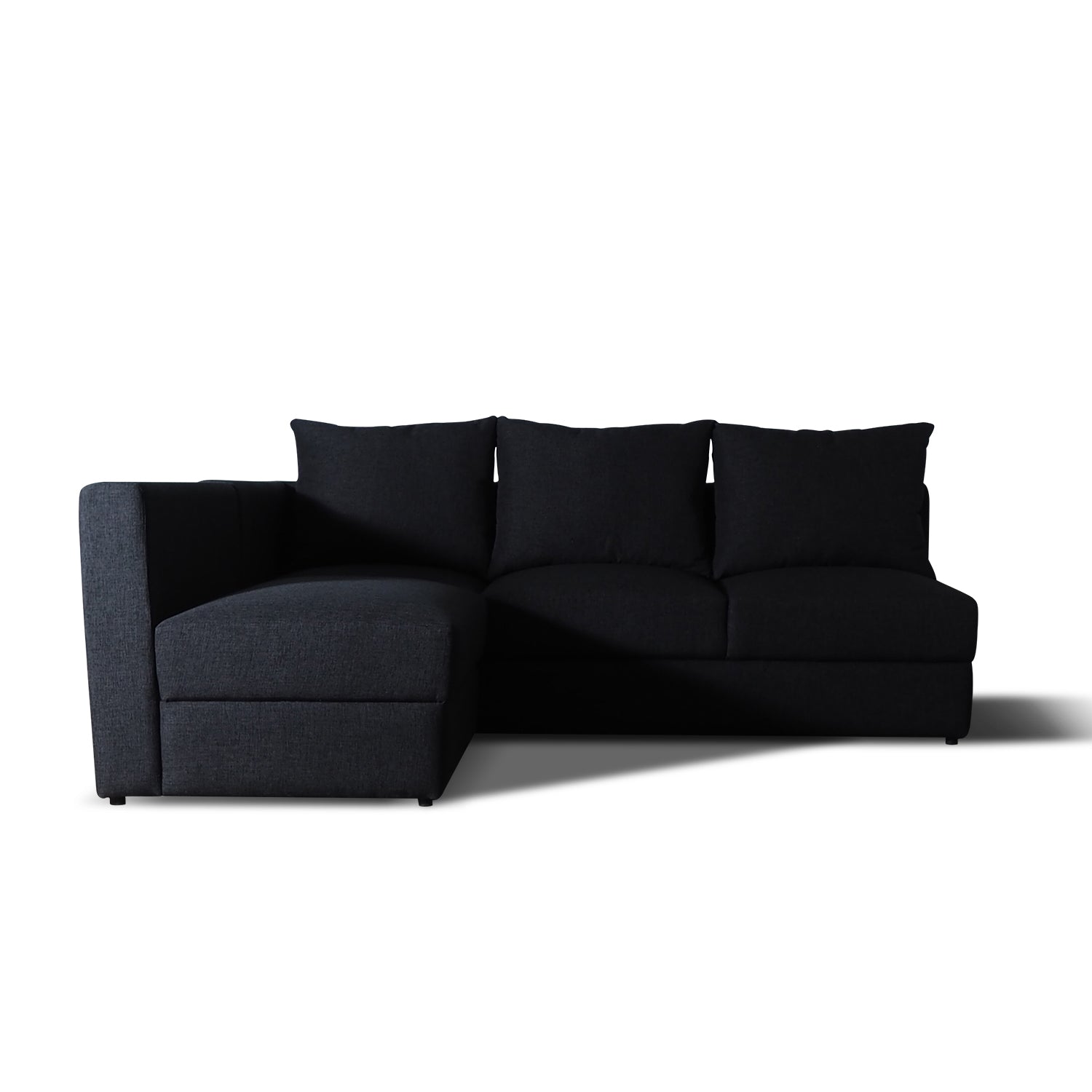 Sofa L Shape Black