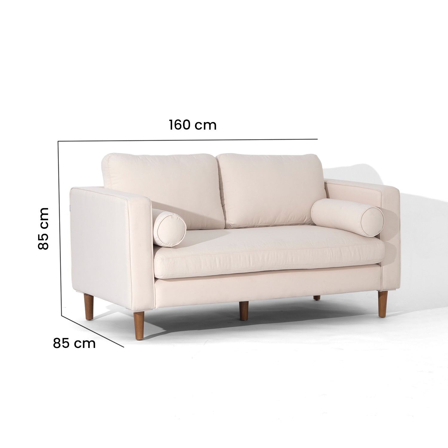Gabi Sofa 2 Seater Cream
