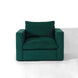 Armchair Dahlia Green (Bulu angsa sintetis)