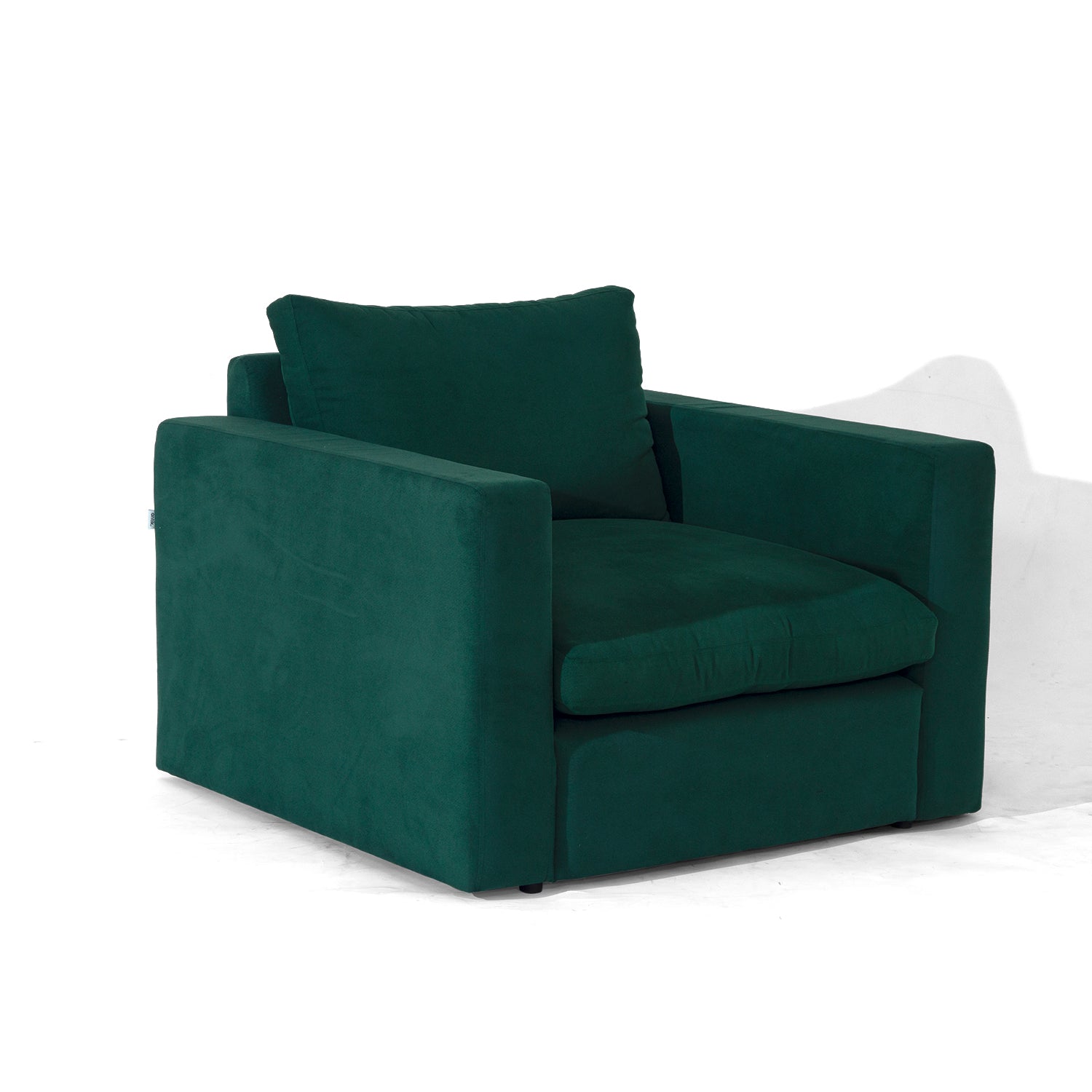 Armchair Dahlia Green (Bulu angsa sintetis)