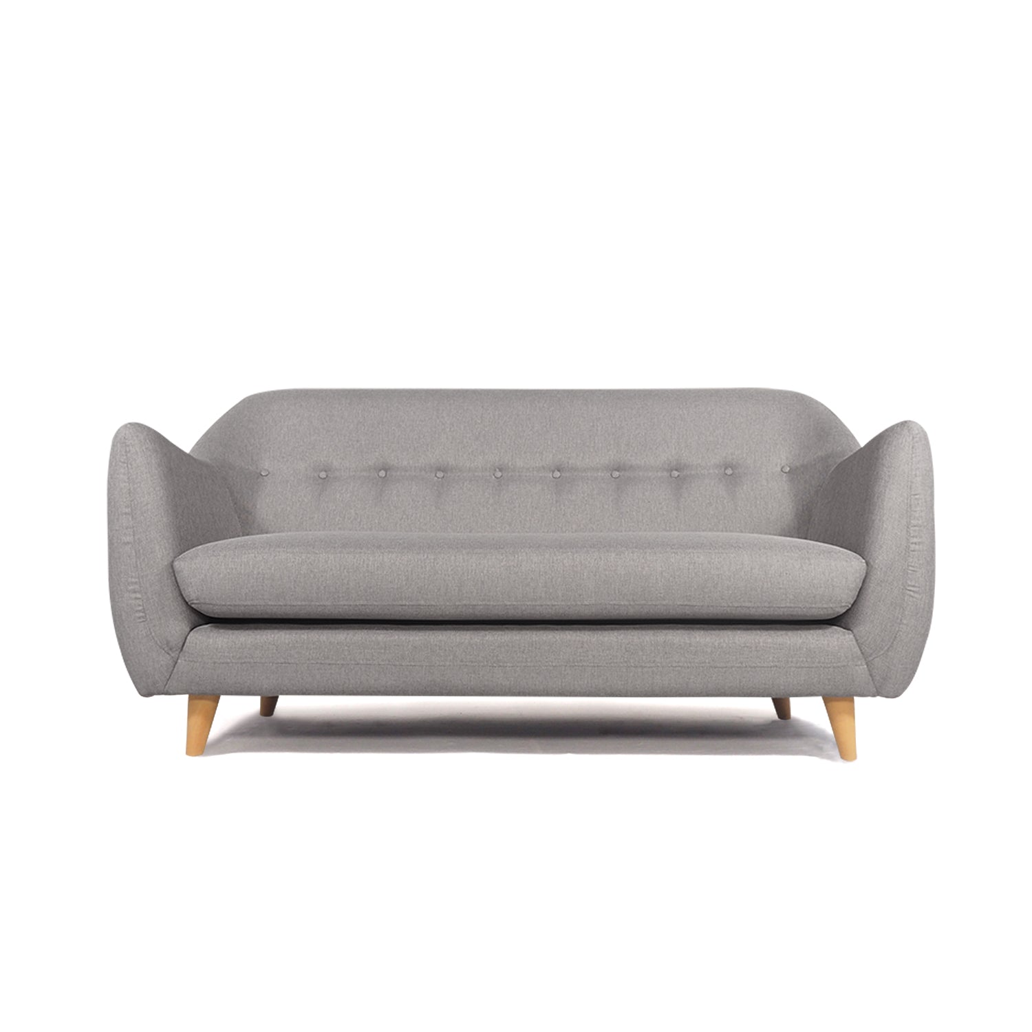 Scandi 2 Seater Grey