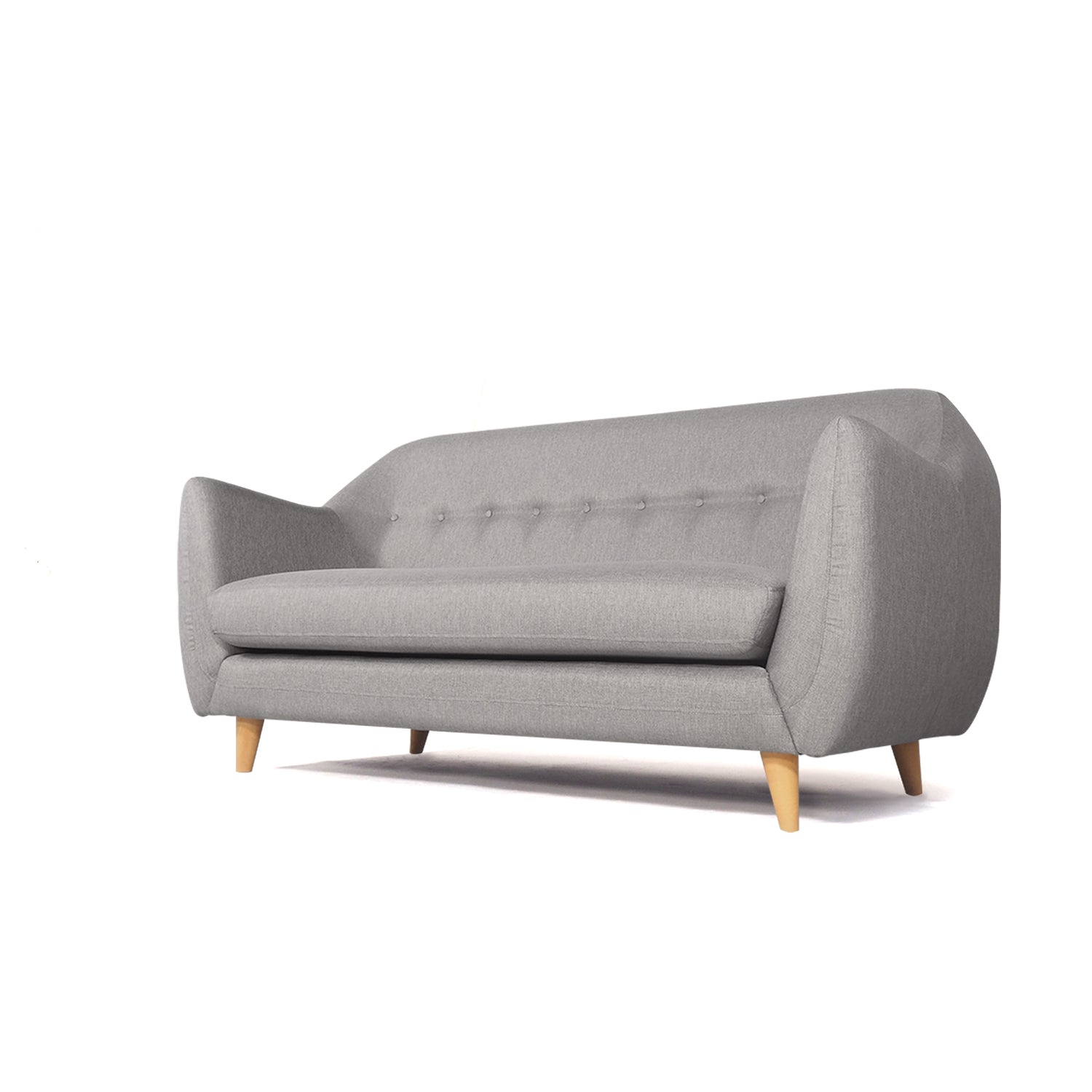 Scandi 2 Seater Grey
