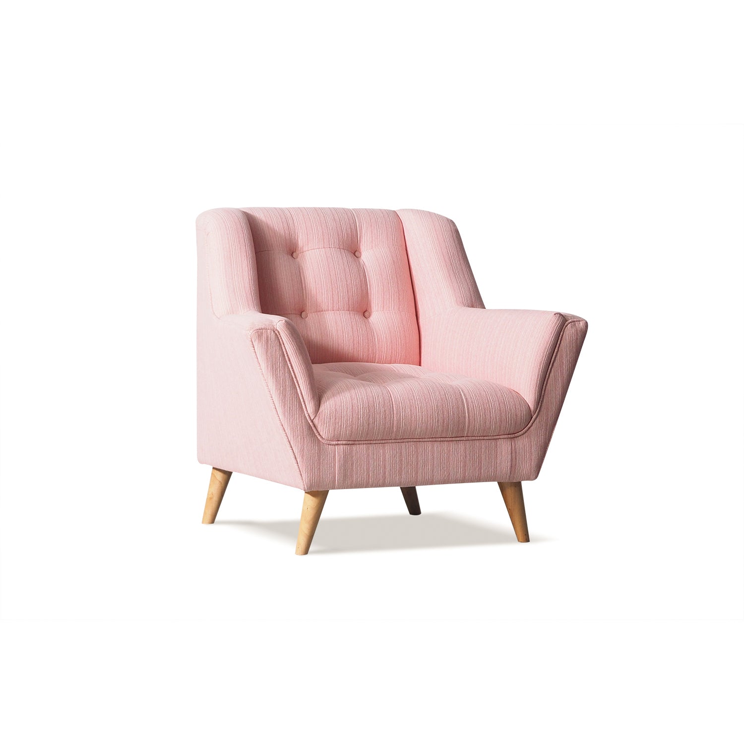Vanya Pink Sofa 1 Seater