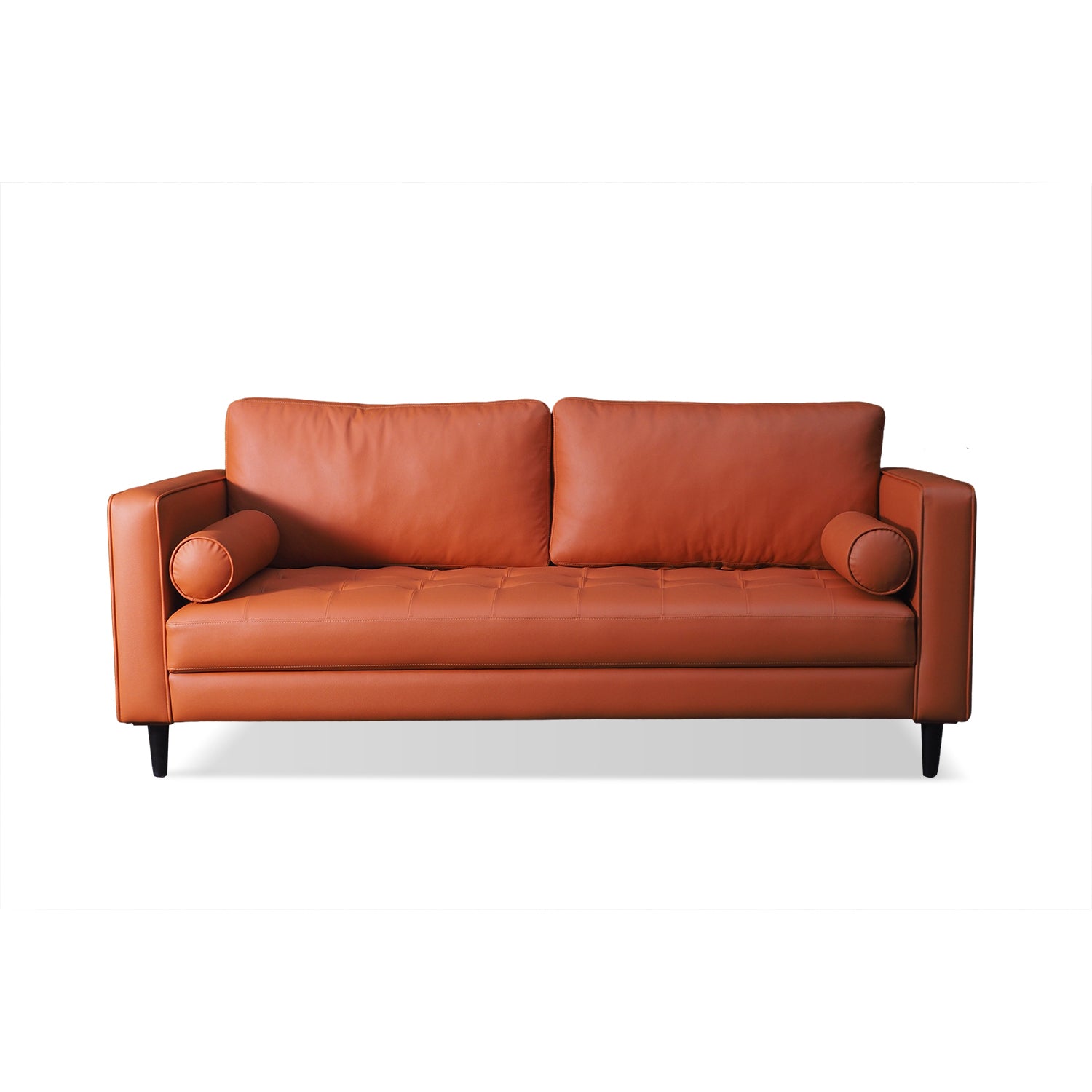 Gabi Sofa Orange Leather
