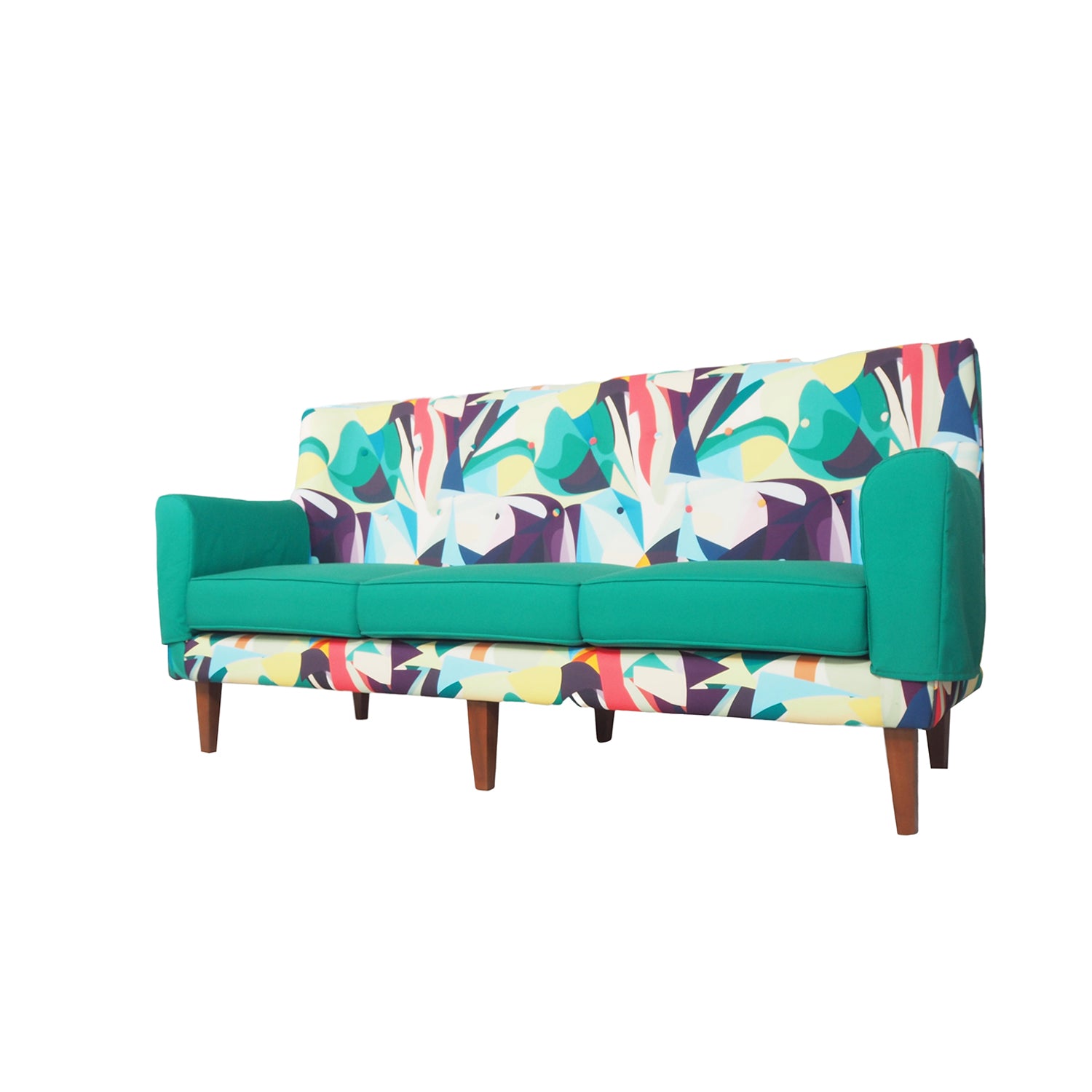 Green All Sofa 3 Seater