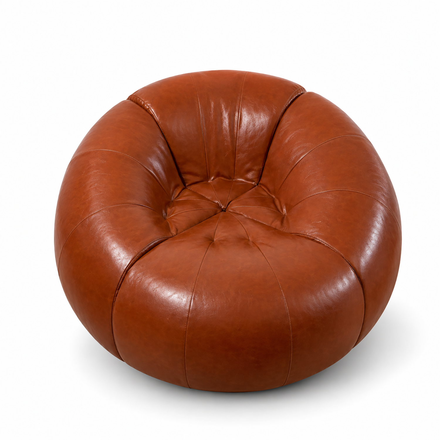 Tomato Chair Brown Leather