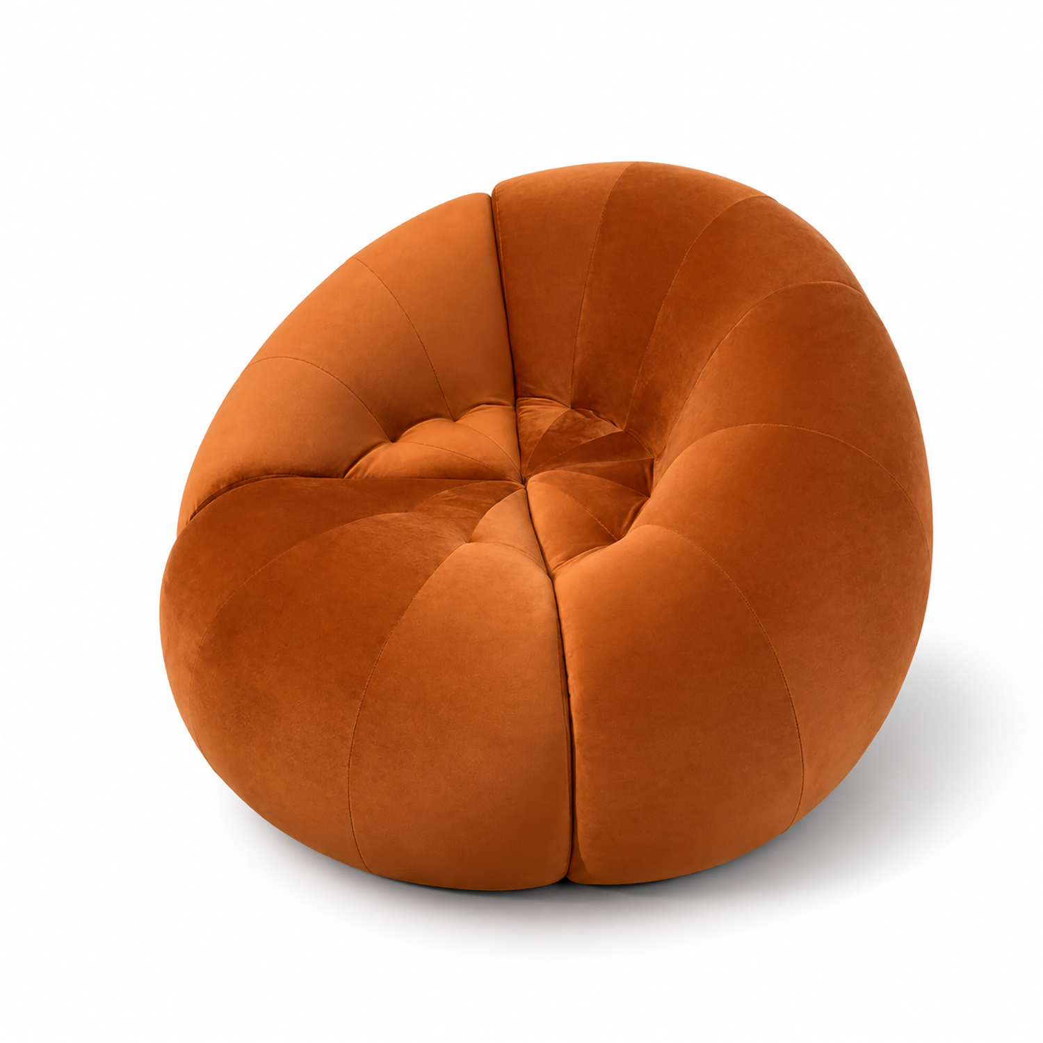 Tomato Chair Orange Fabric