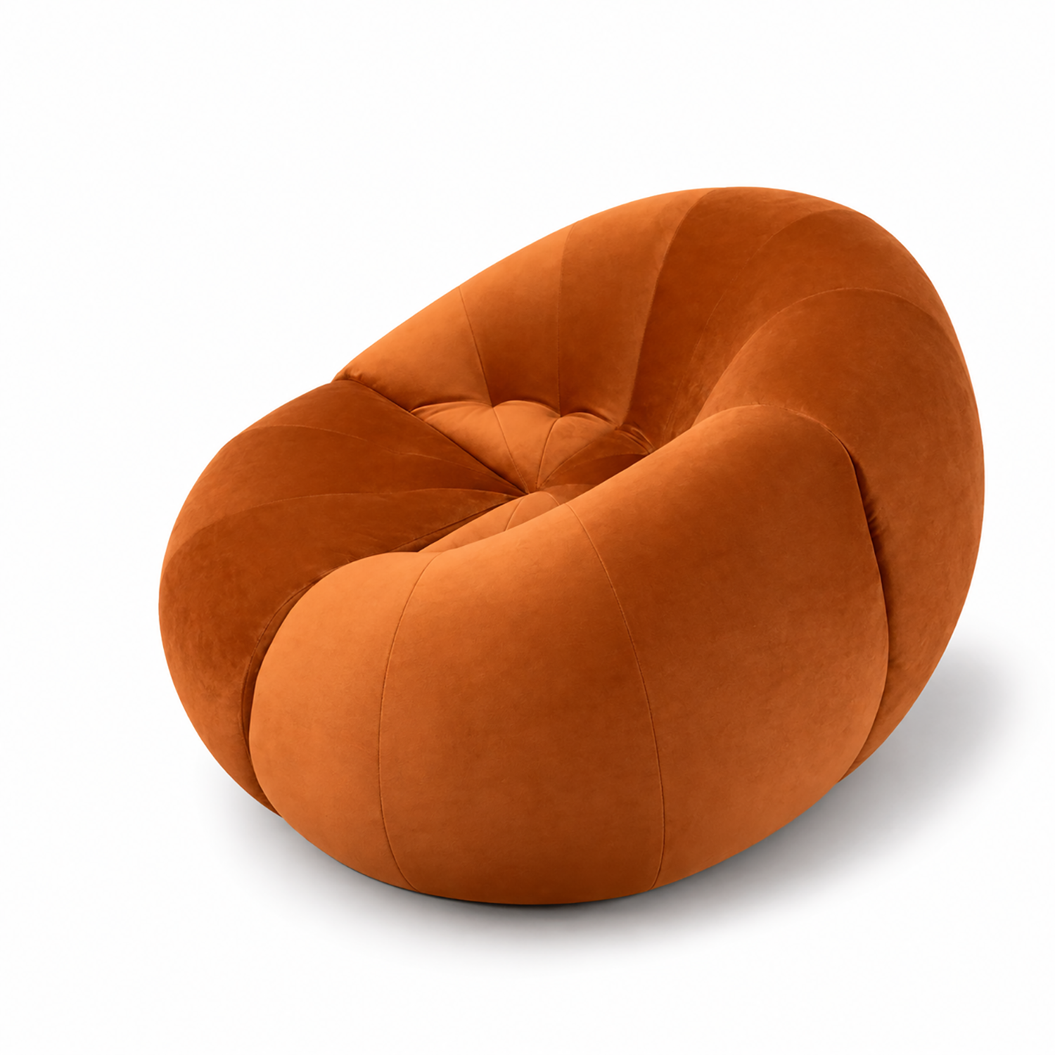 Tomato Chair Orange Fabric