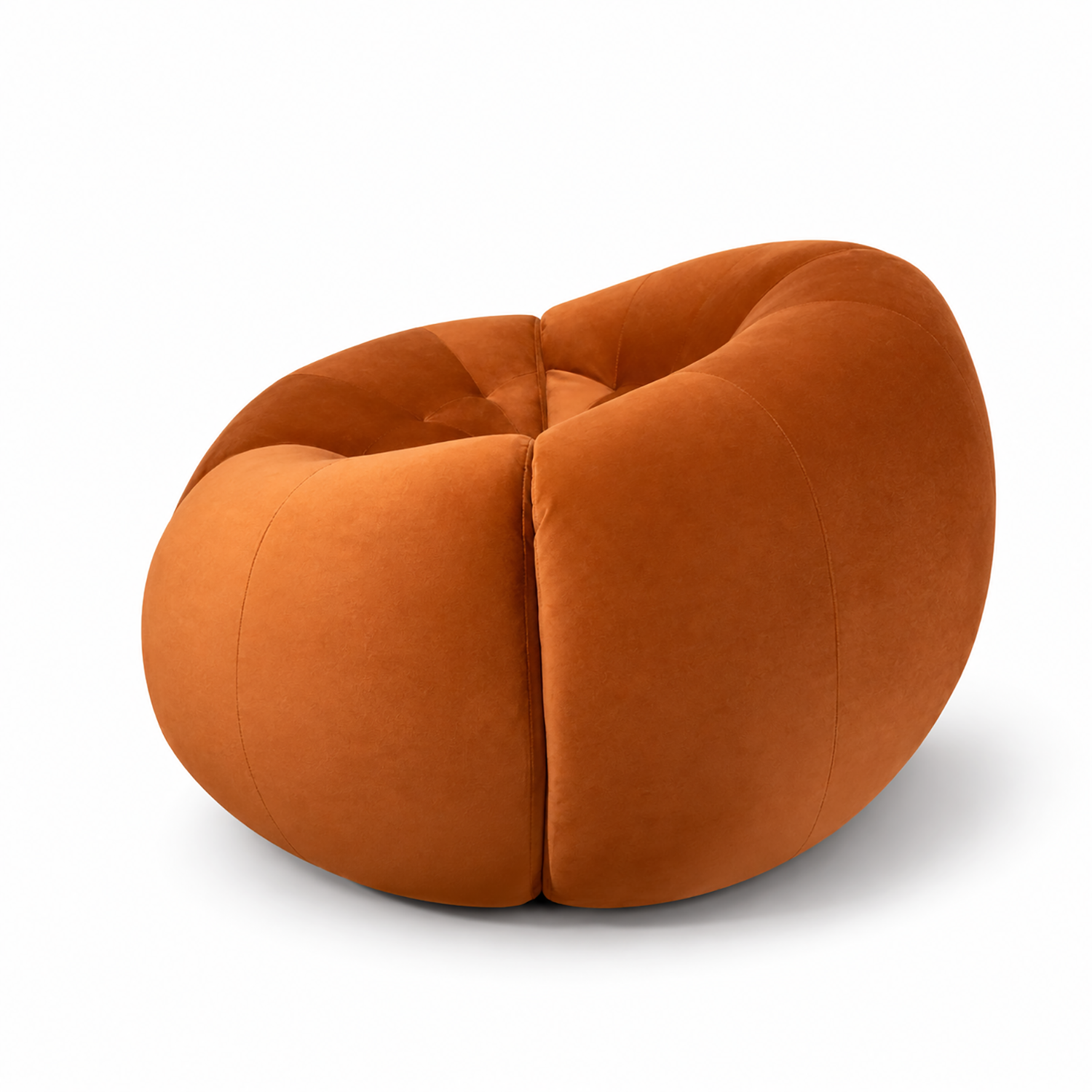 Tomato Chair Orange Fabric