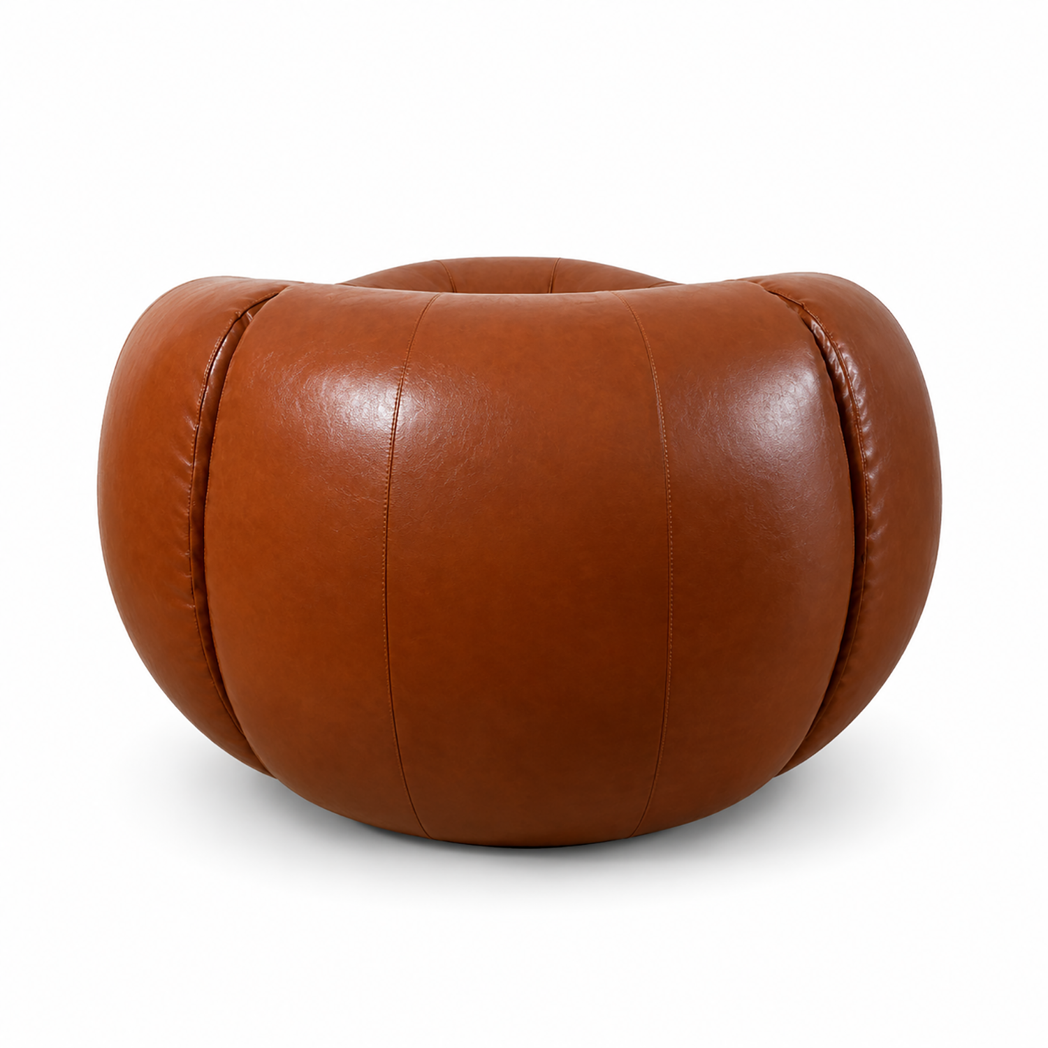Tomato Chair Brown Leather