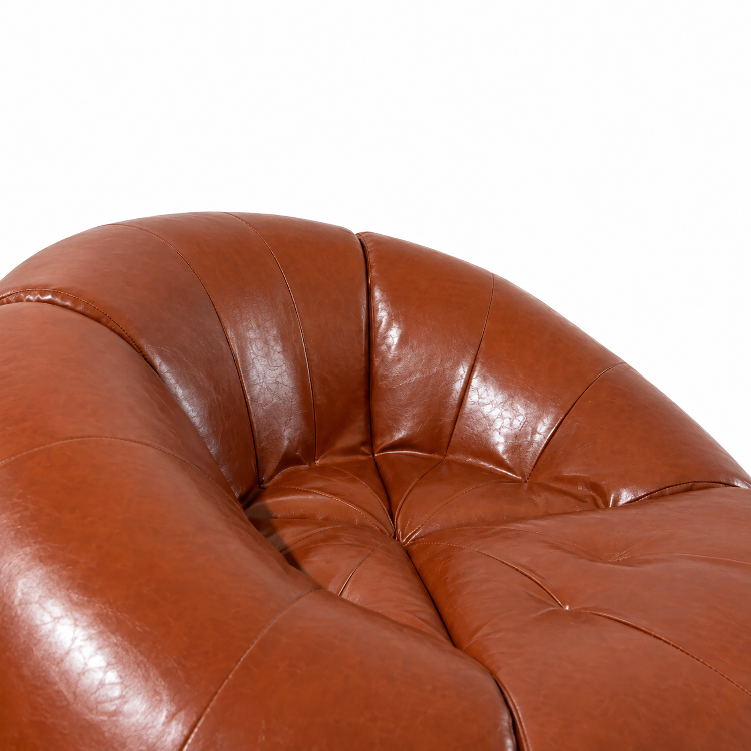 Tomato Chair Brown Leather