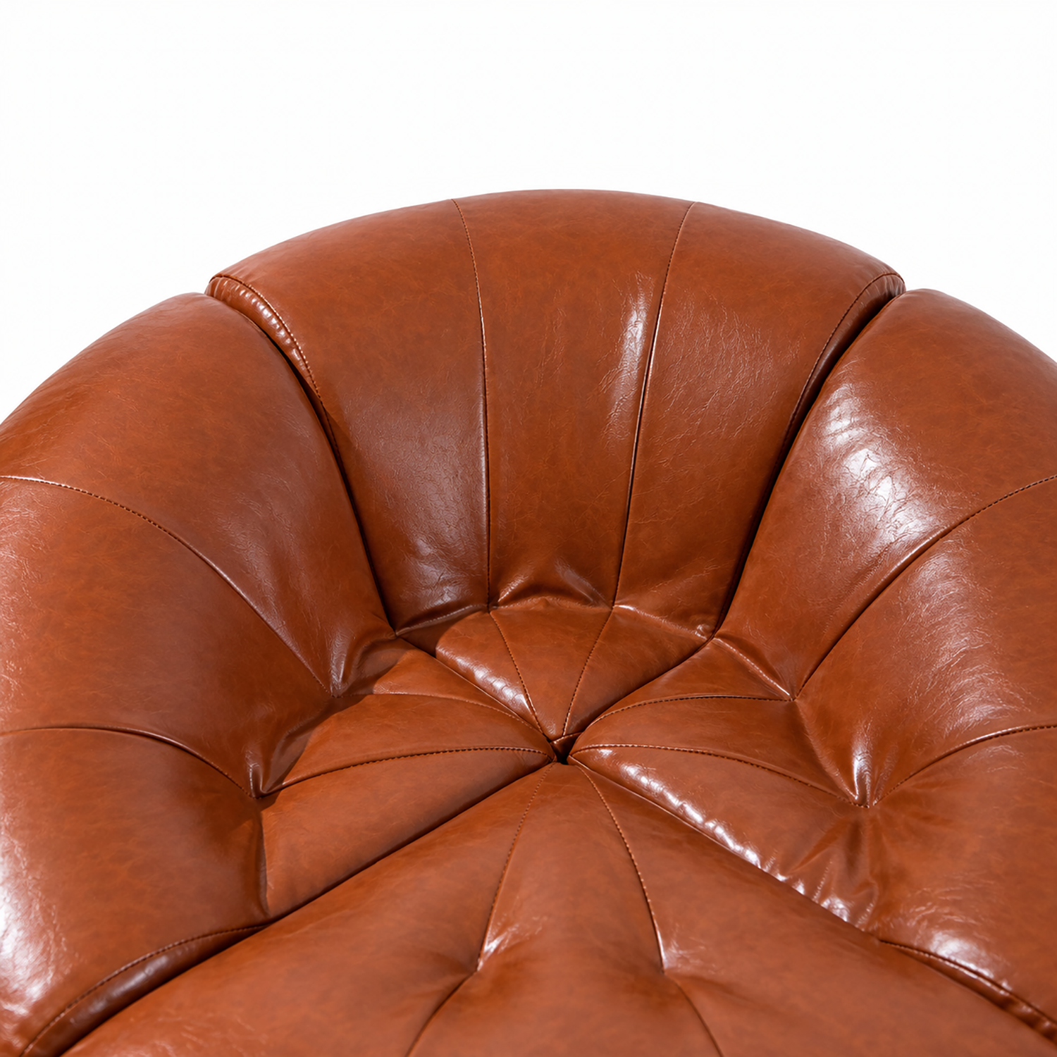 Tomato Chair Brown Leather