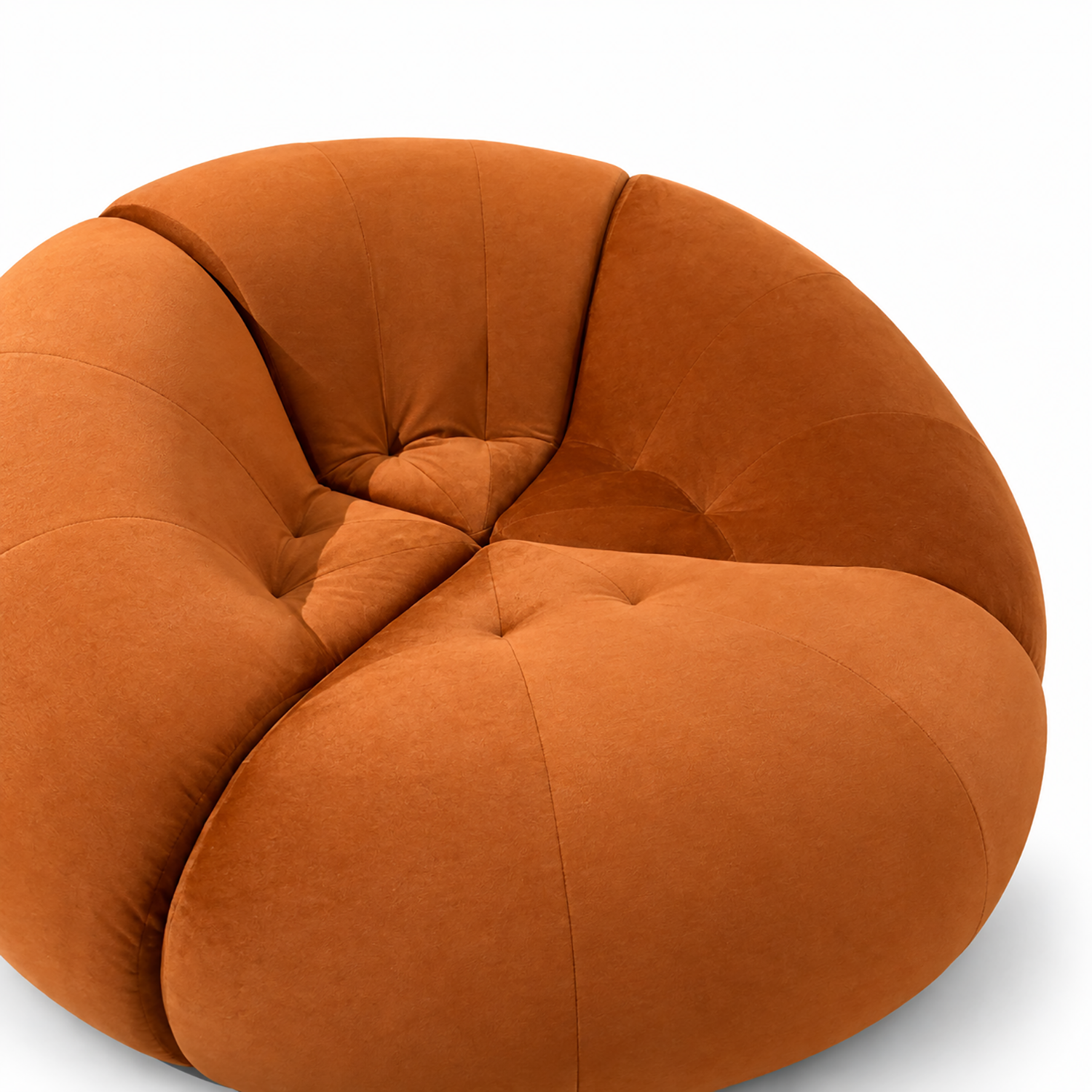Tomato Chair Orange Fabric