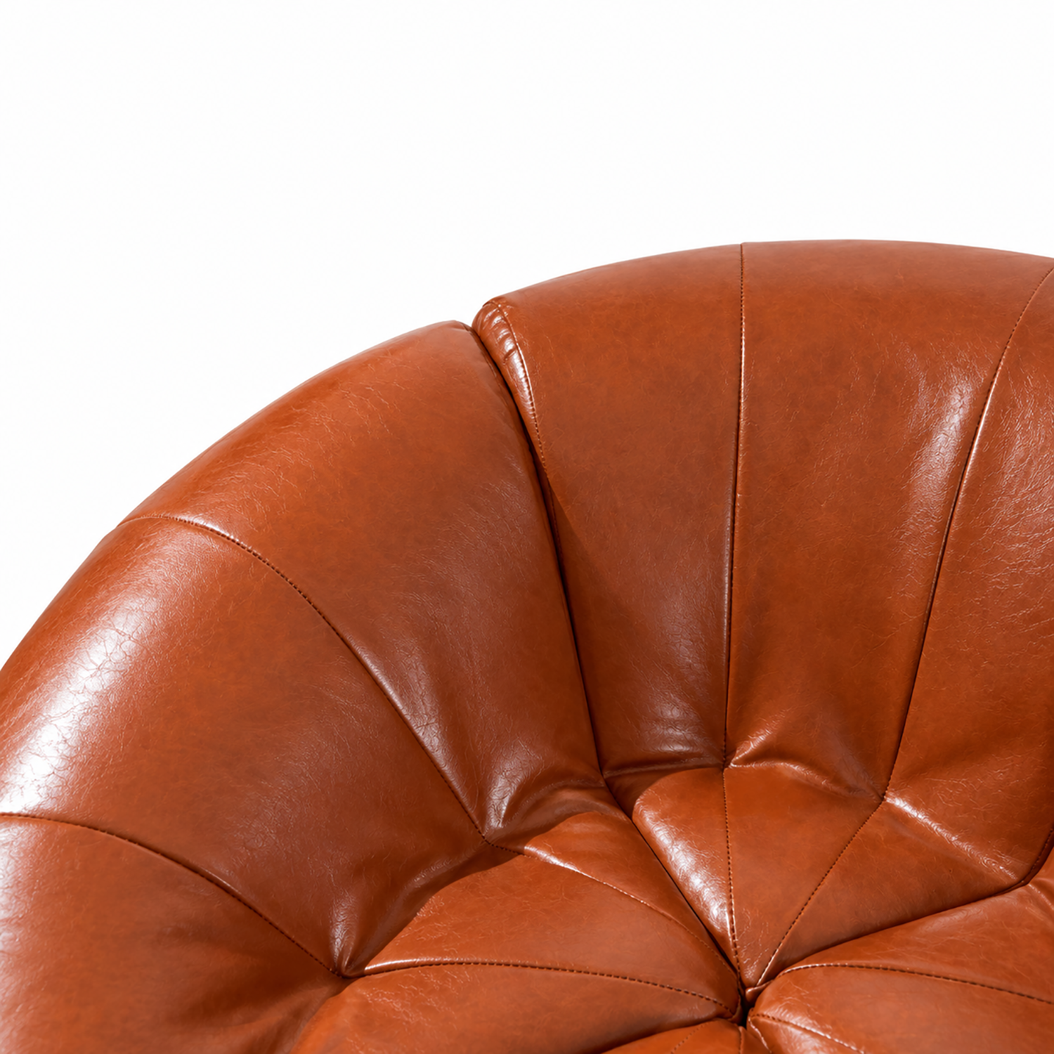 Tomato Chair Brown Leather
