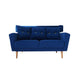 Mirela Blue Sofa