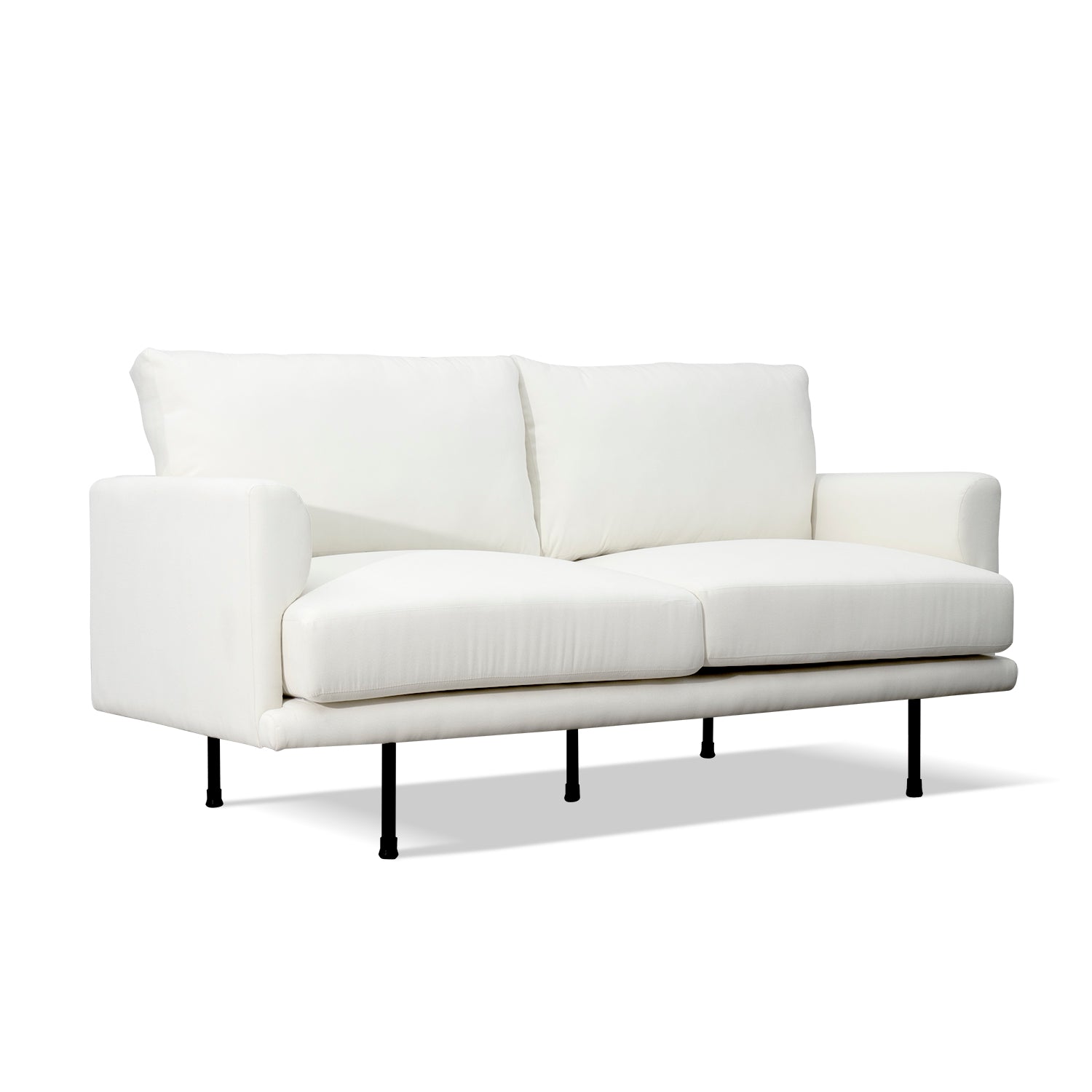 White Febe-Lio Sofa 2 Seater
