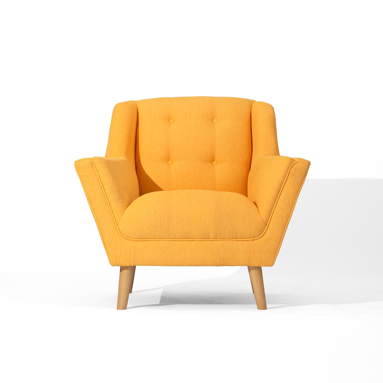 Vanya Yellow Sofa 1 Seater