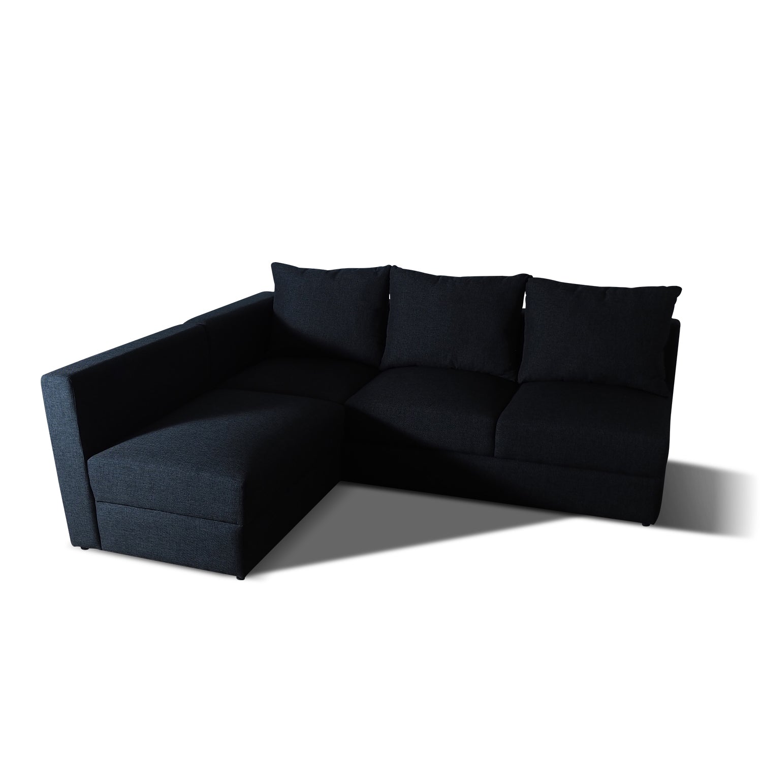 Sofa L Shape Black
