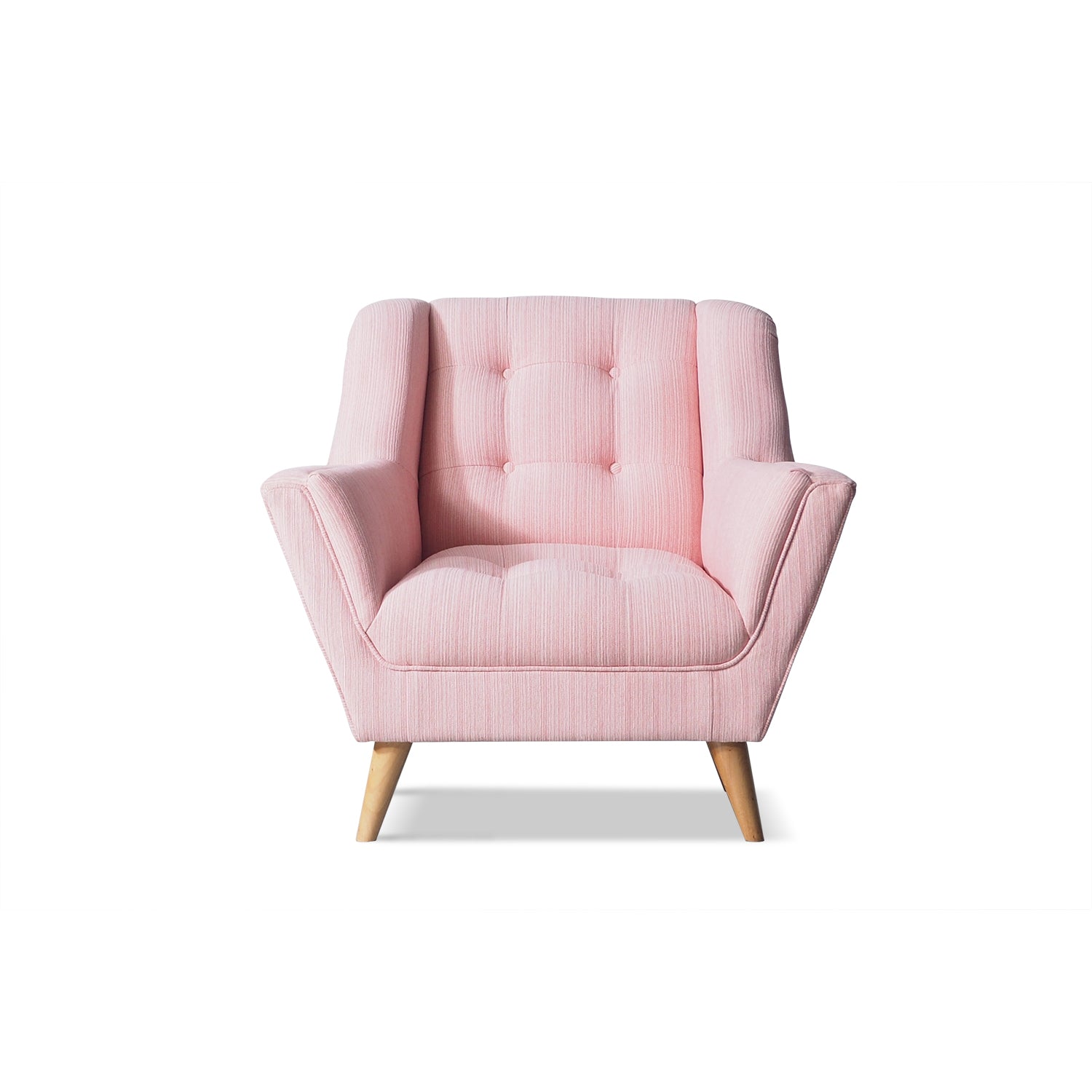 Vanya Pink Sofa 1 Seater