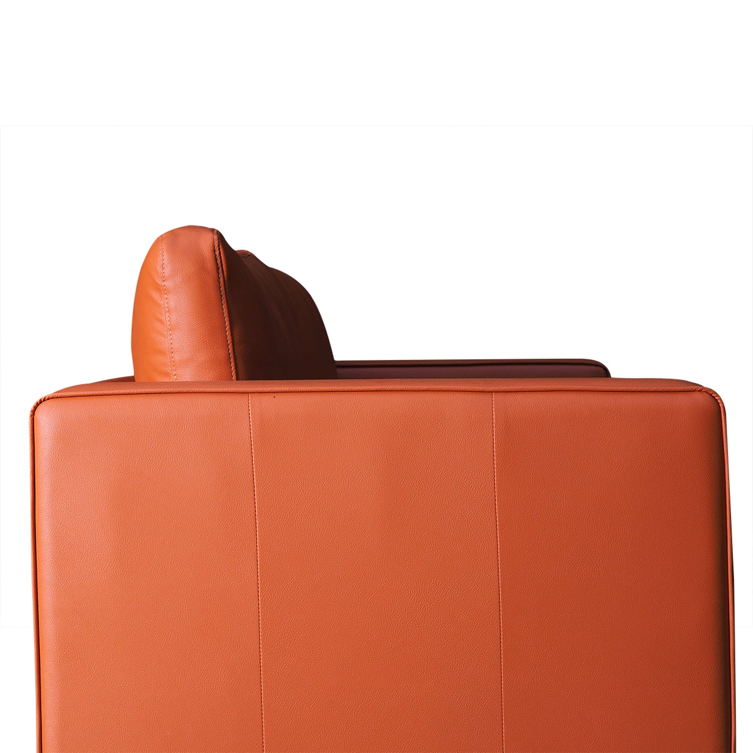 Gabi Sofa Orange Leather